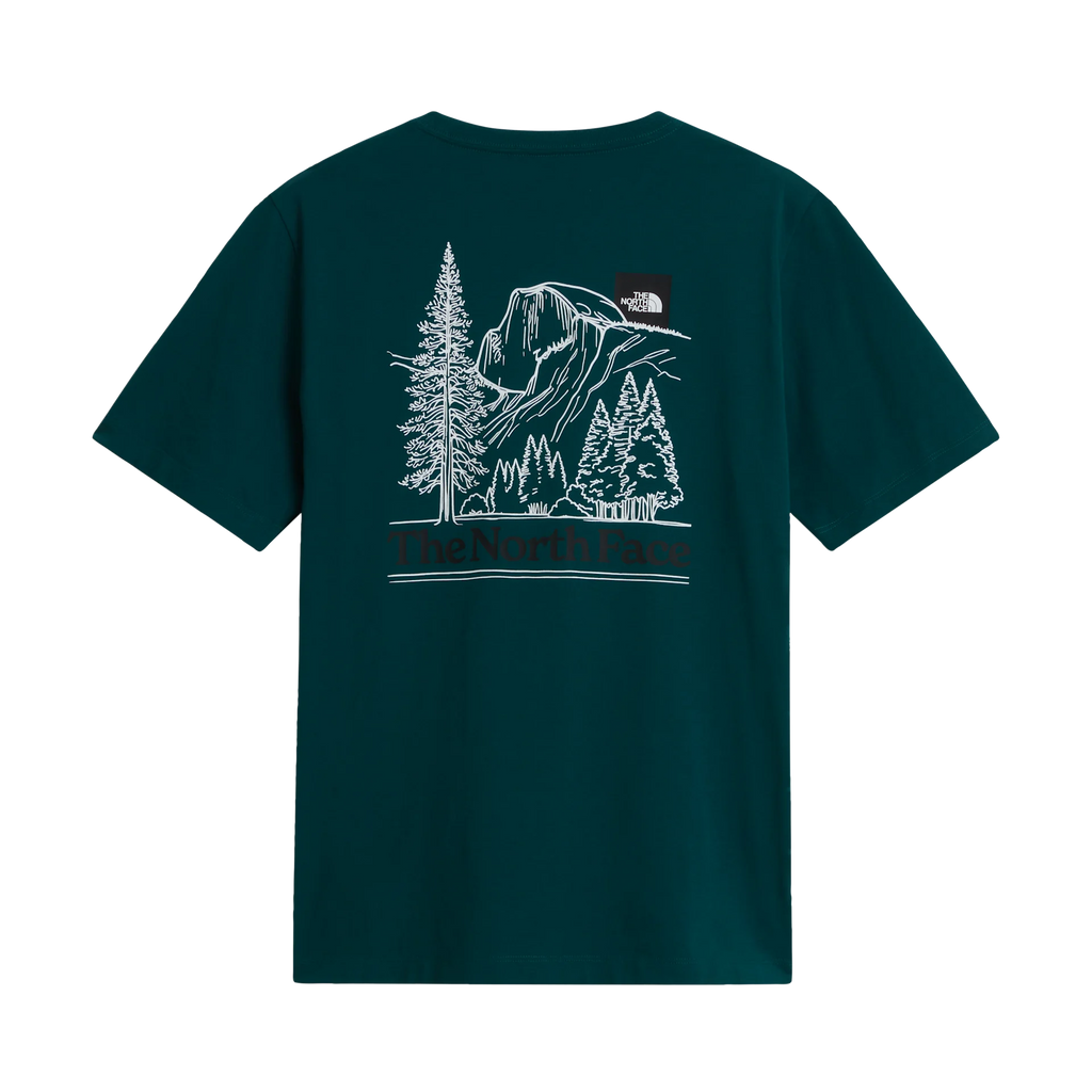 Men's The North Face Monte Regular SS T-Shirt Pacific Teal — view 2