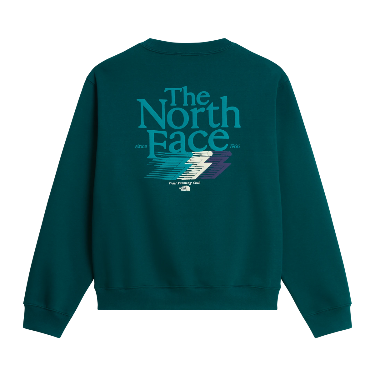Men's The North Face Retro Trail Relaxed Crew Sweatshirt Pacific Teal — view 3