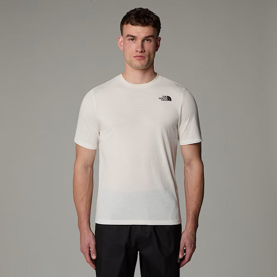 Men's The North Face White Foundation Mountains Faces T Shirt