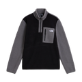 Men's The North Face Yumiori 1/4 Zip Fleece TNF Black Smoked Pearl
