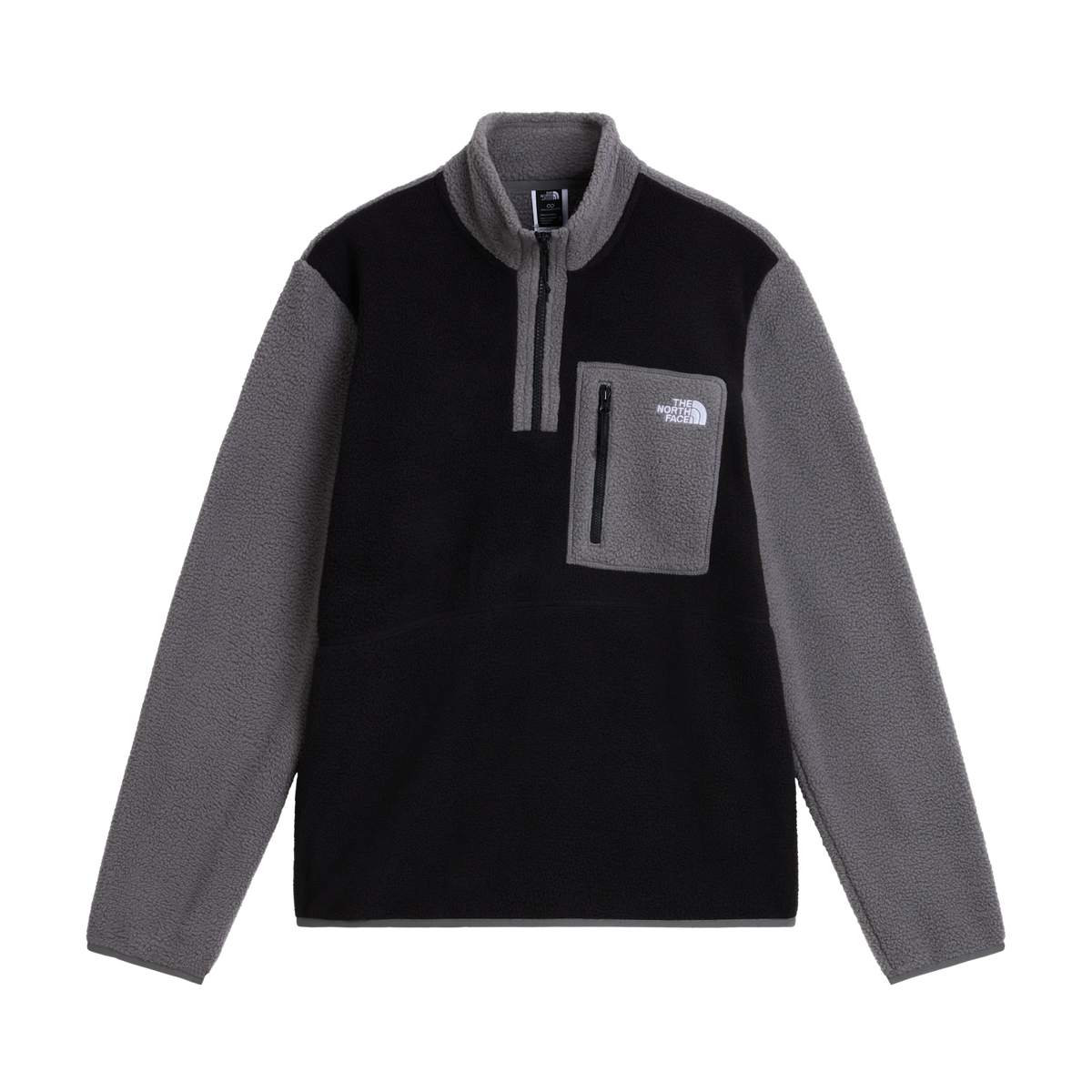 Men's The North Face Yumiori 1/4 Zip Fleece TNF Black Smoked Pearl