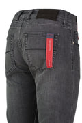 Men's Tramarossa Michelangelo Carbon Used R-Elax Jeans in Black