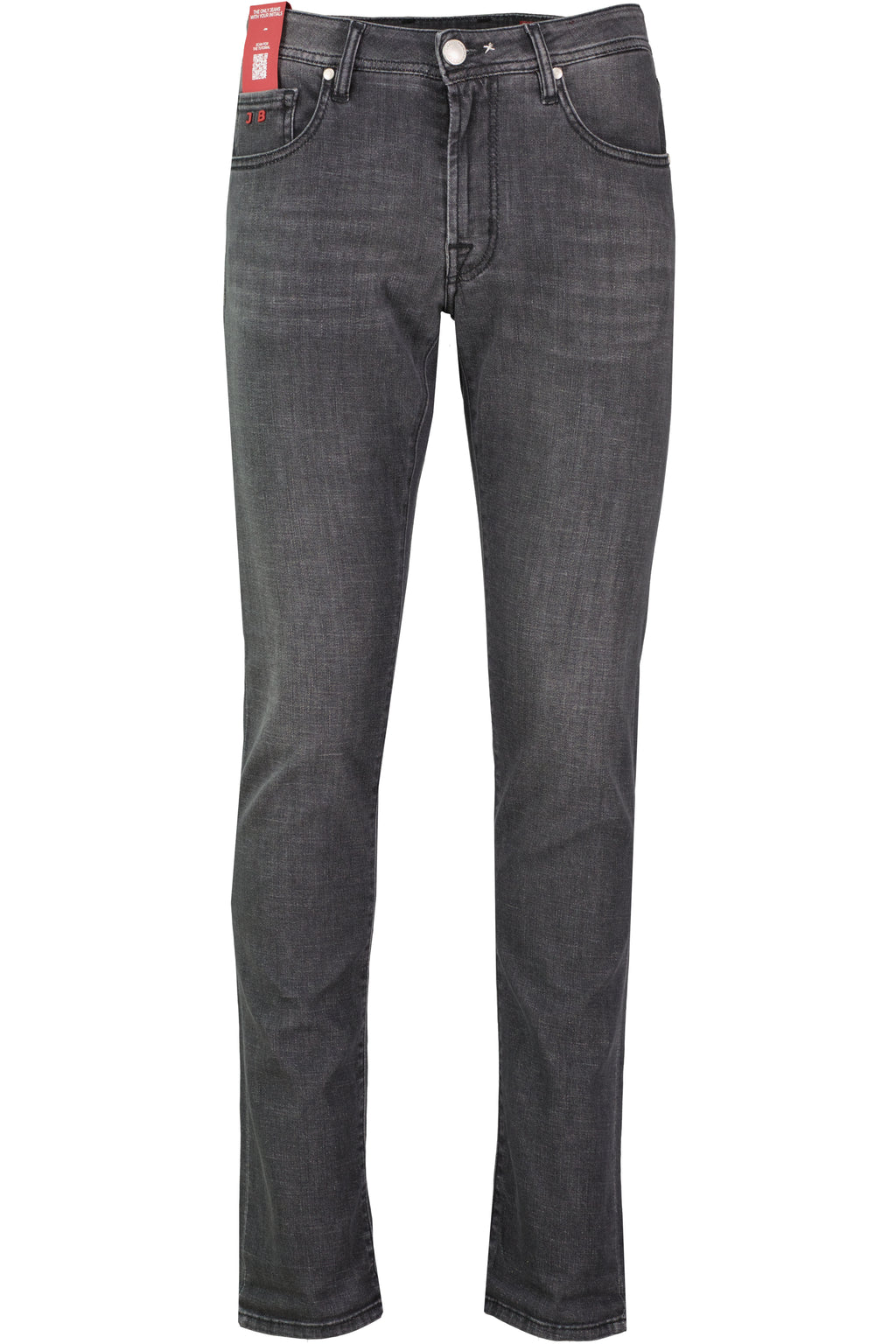 Men's Tramarossa Michelangelo Carbon Used R-Elax Jeans in Black