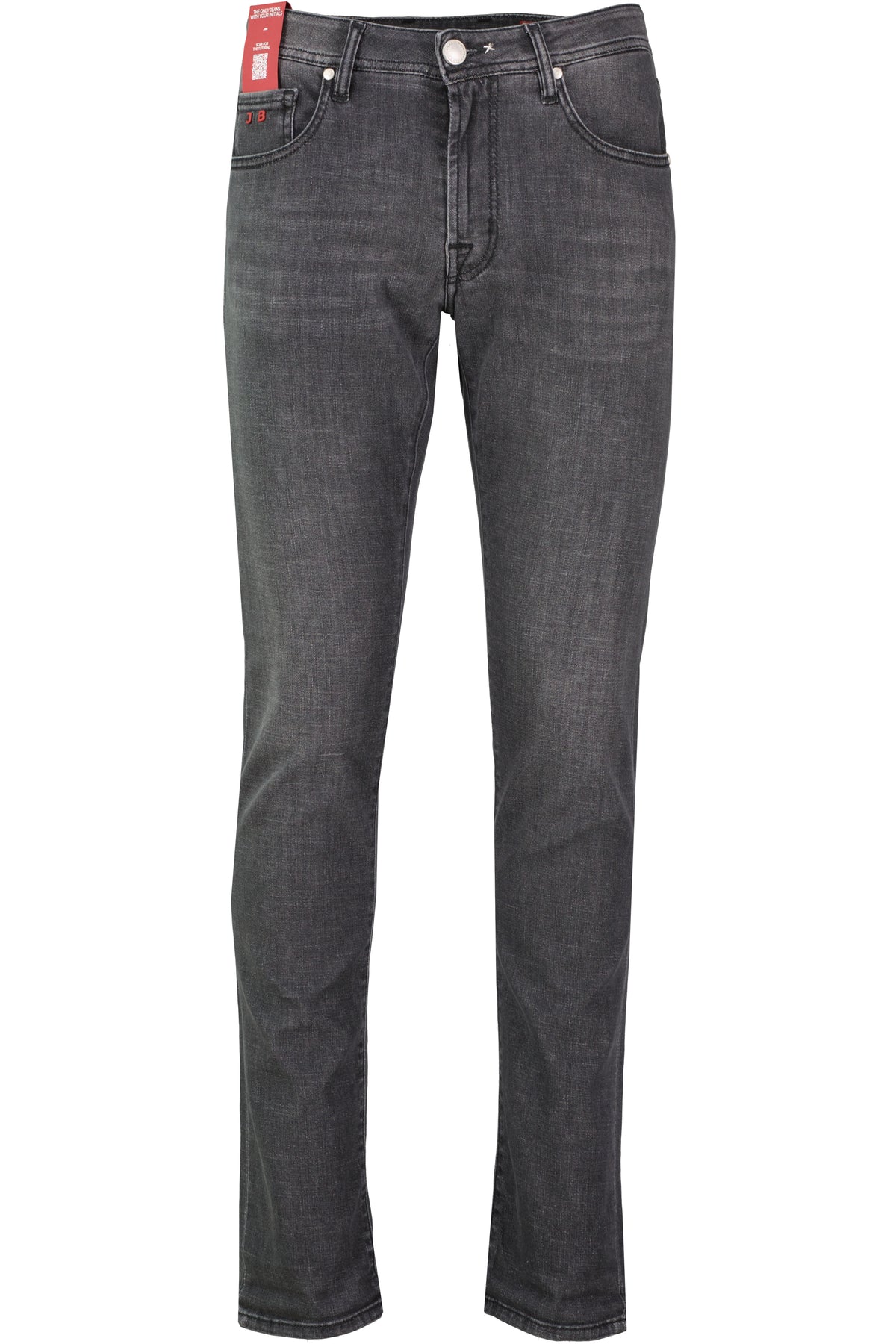 Men's Tramarossa Michelangelo Carbon Used R-Elax Jeans in Black