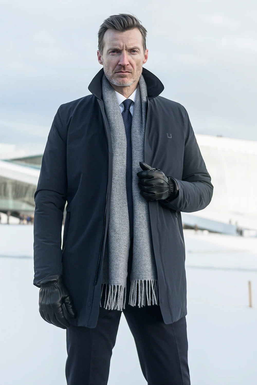 Men's UBR Black Regulator Coat - image 4