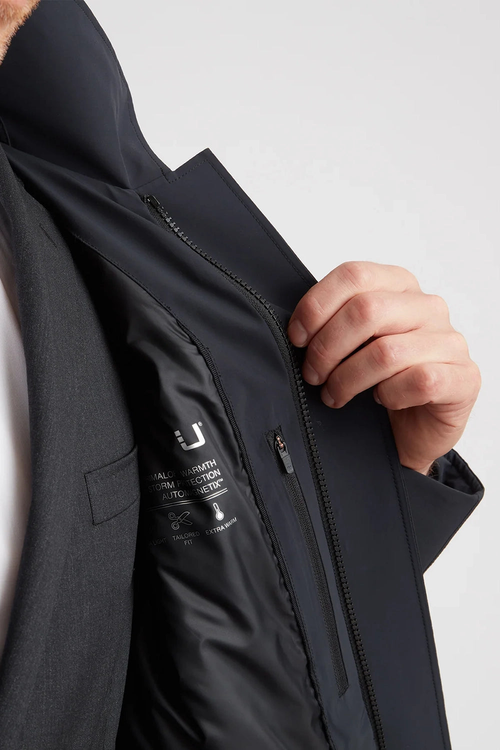 Men's UBR Black Regulator Coat - image 6