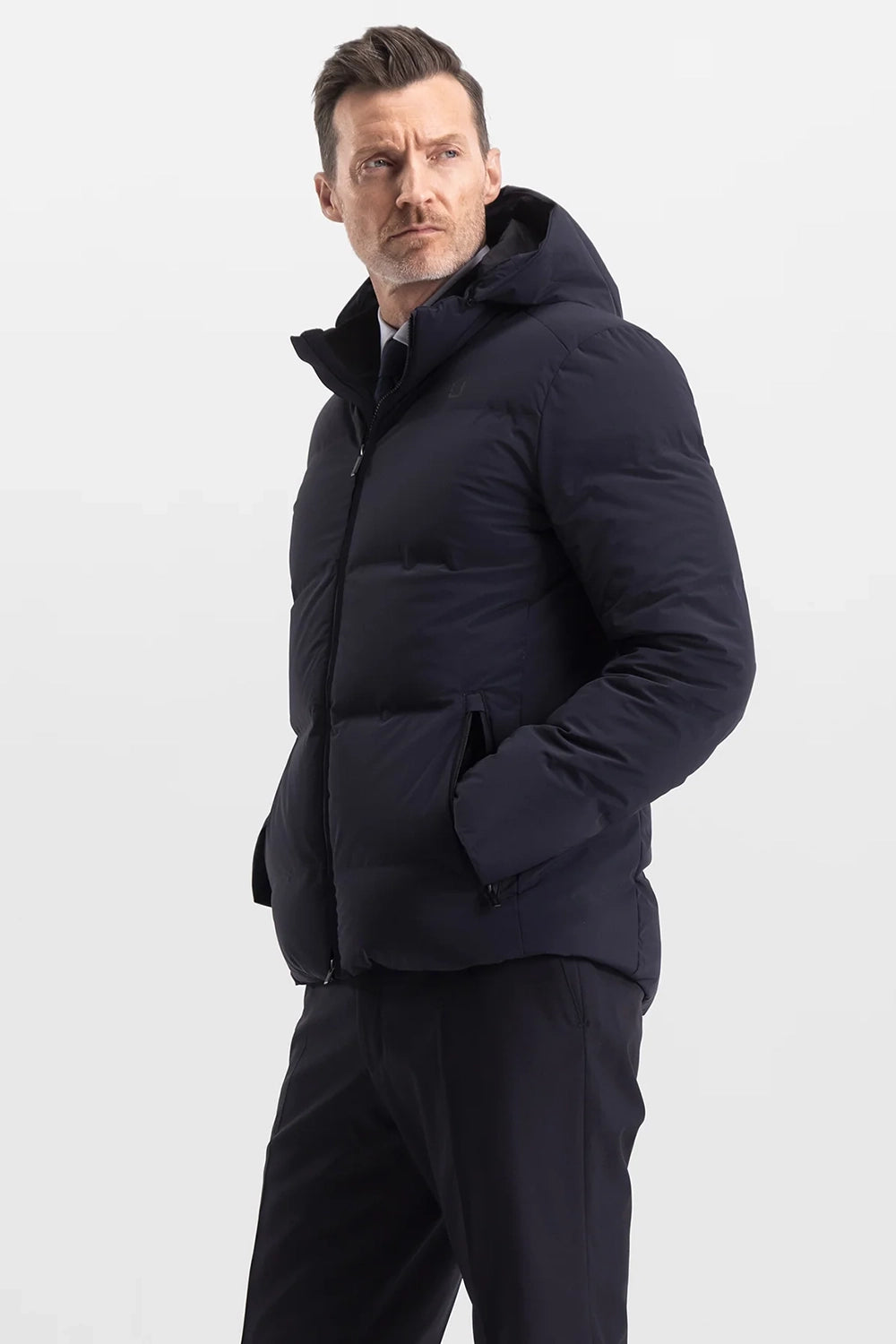 Men's UBR Navy Bolt XP Down Jacket - image 6
