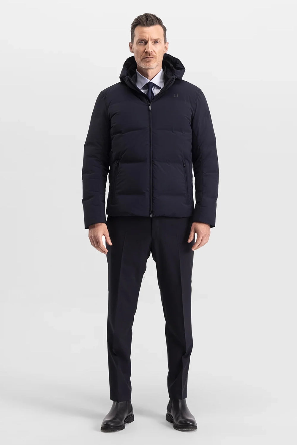 Men's UBR Navy Bolt XP Down Jacket - image 3