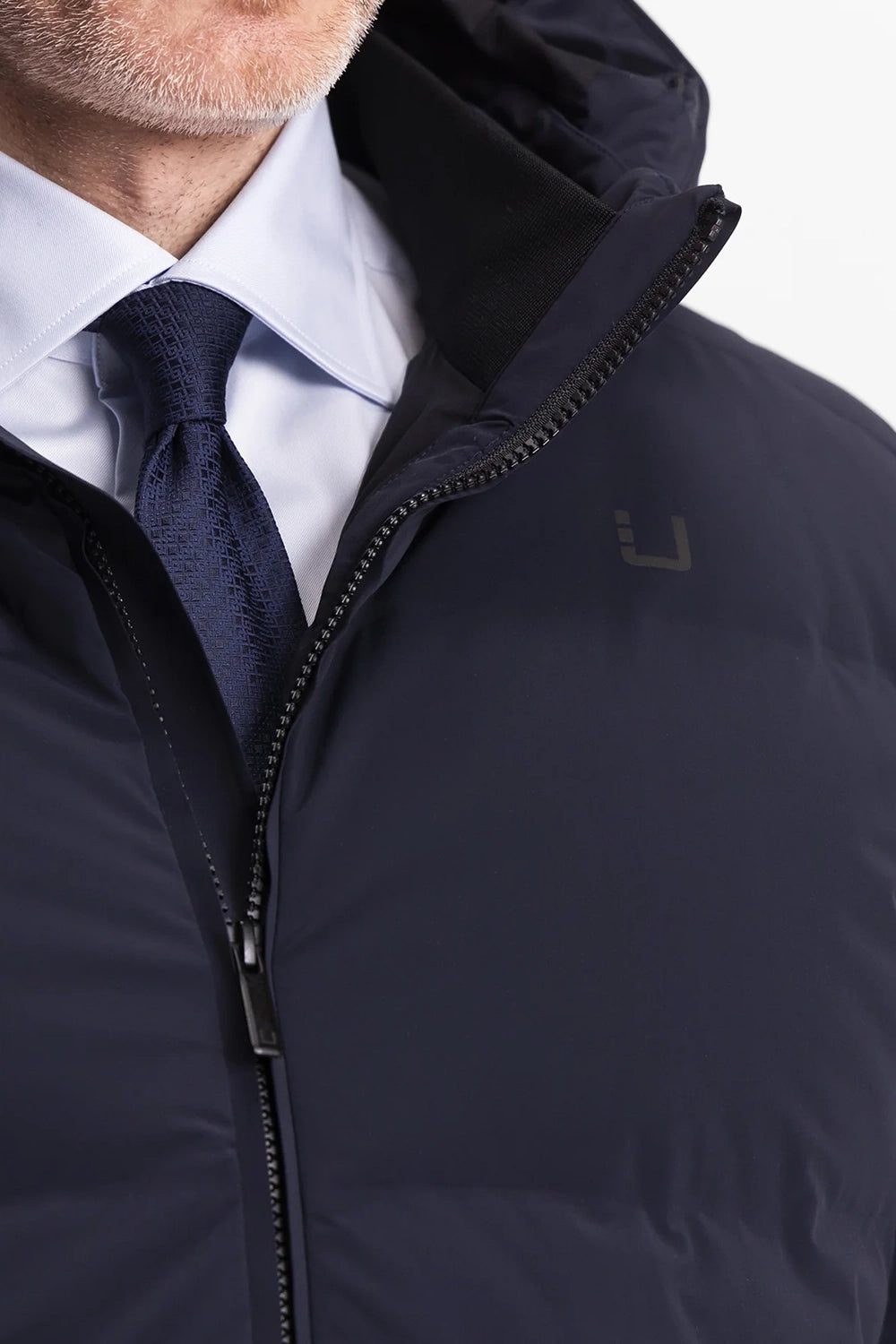 Men's UBR Navy Bolt XP Down Jacket - image 4