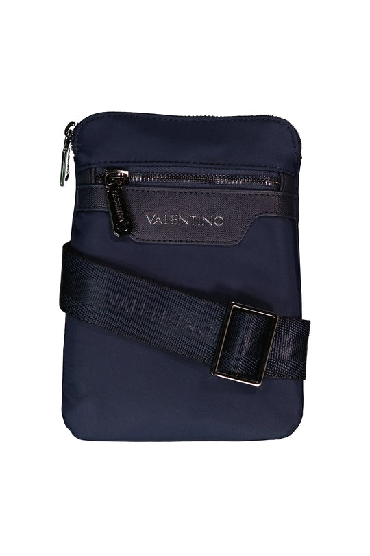 Men's Valentino Bags Cardano Blue Soft Crossbody Bag