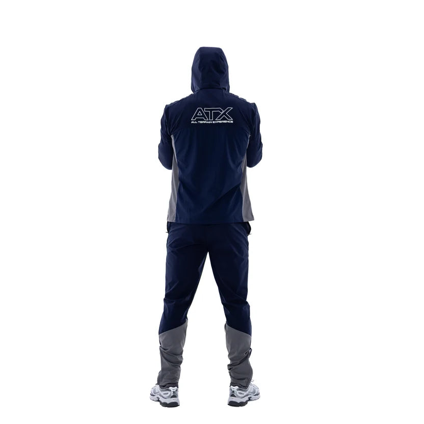 Men's ATX Boulder 2.0 Jacket & Pant In Navy/Dark Grey Tracksuit Set