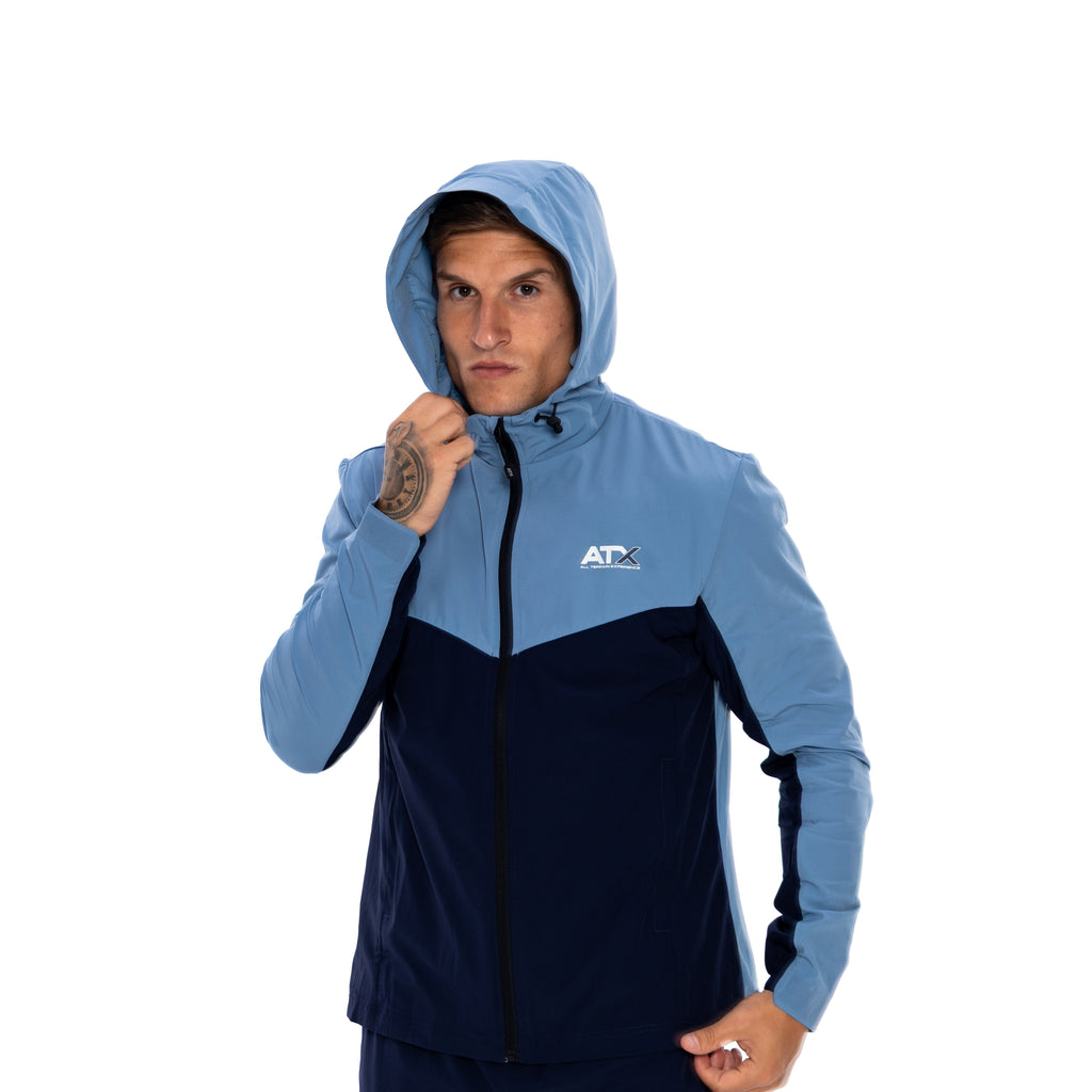 Men's ATX Horizon Track Top & Pant In Blue/Navy Tracksuit Set — view 3