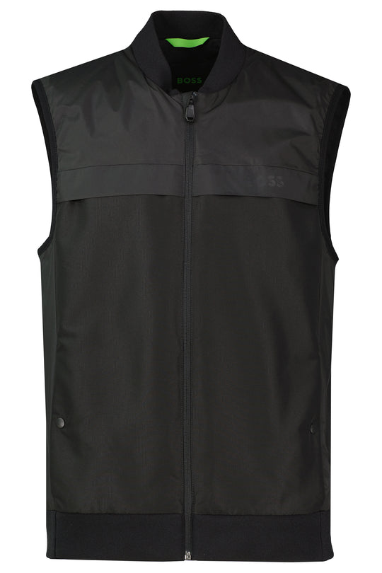Men's BOSS Green V_Gridlyte Black Gilet