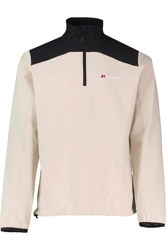 Men's Berghaus Grey Black Terrain Trek 1/4 Zip Sweatshirt