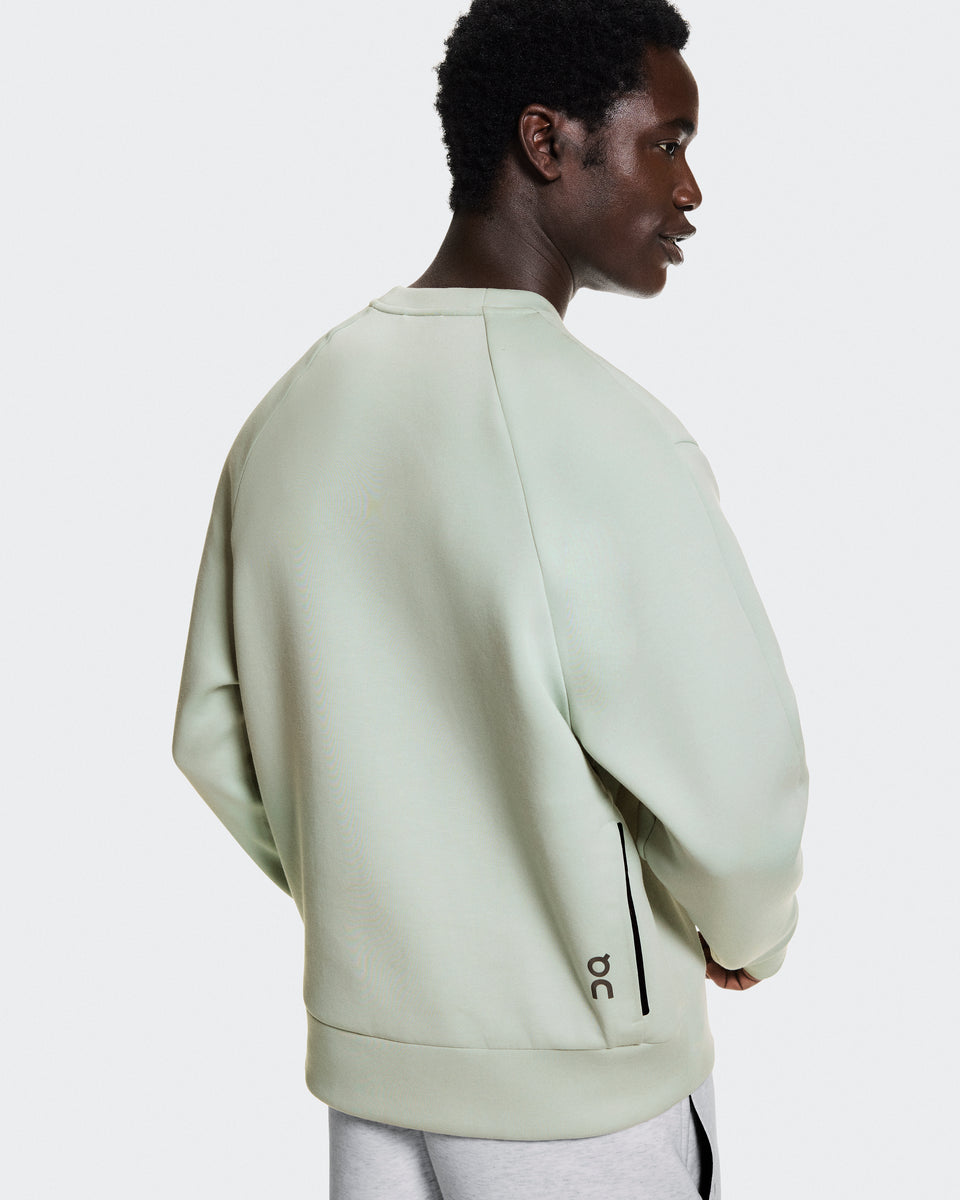 on running Focus Tech Crew スウェット　トレーナー On Running Men's Relaxed Fit Sweatshirt Cotton