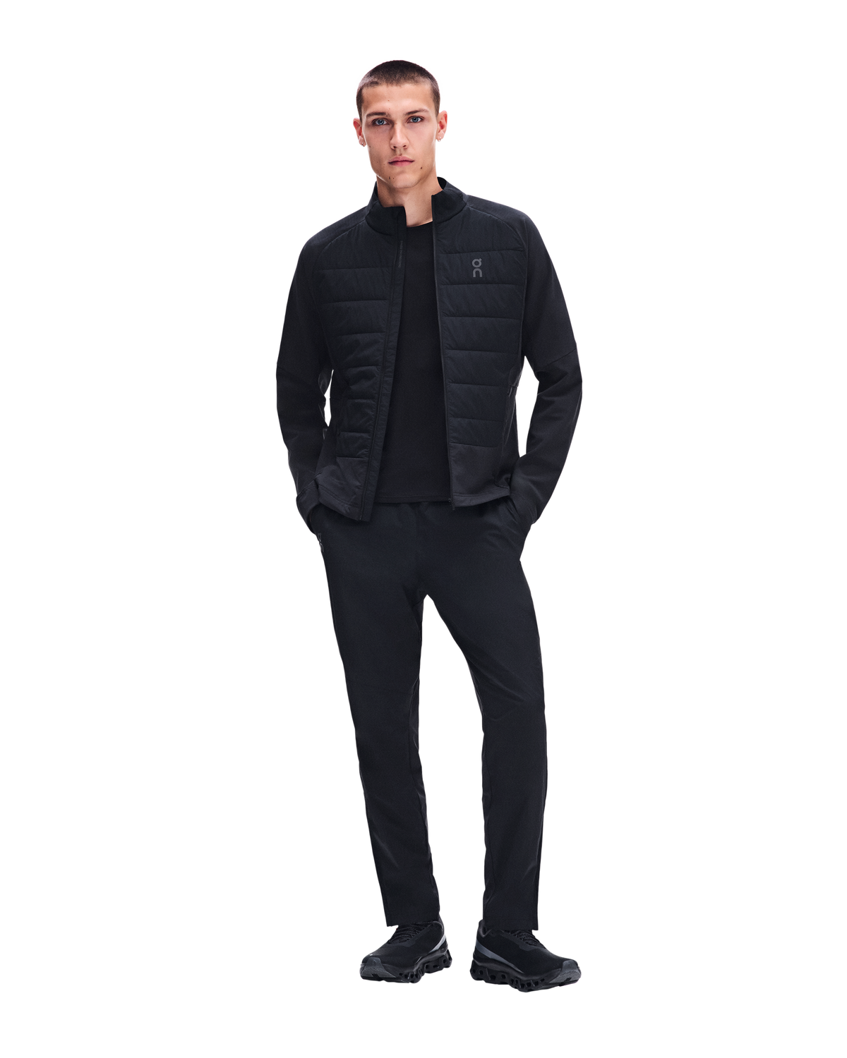 Men's On Running Weather Hybrid Jacket 1 Black