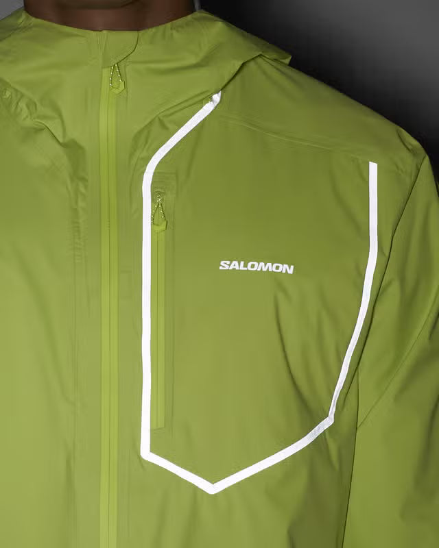 Men's Salomon Acid Lime Bonatti Pro Jacket — view 2