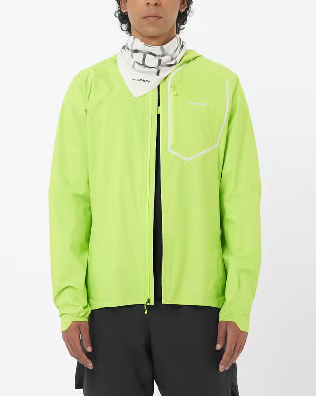 Men's Salomon Acid Lime Bonatti Pro Jacket