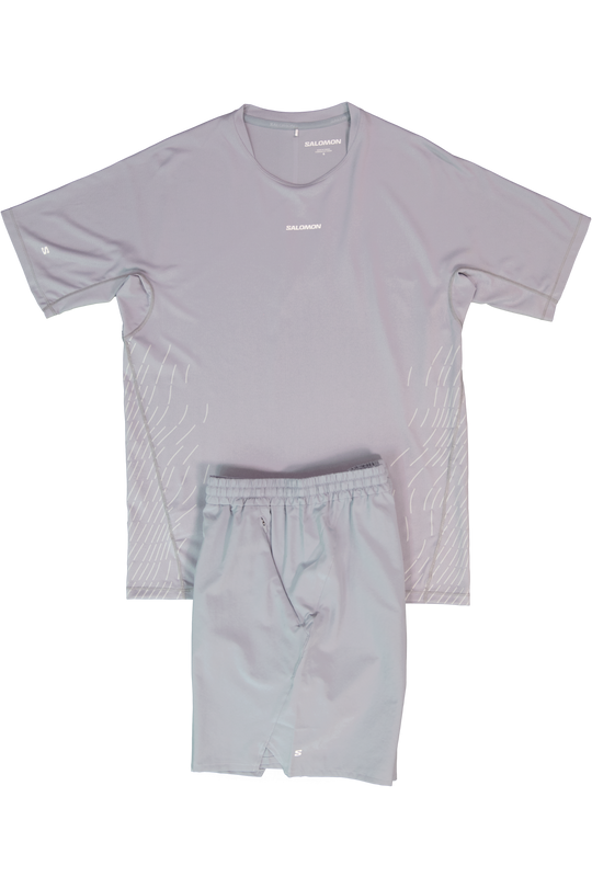 Men's Salomon Trade Winds Sense Aero GFX T Shirt & SHKout Core 7" Shorts Set