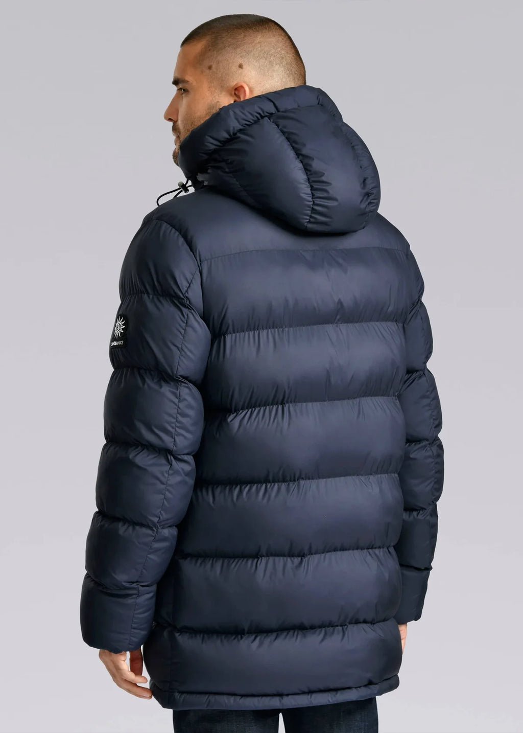 Men's Sandbanks Ravine Navy Mid Puffer Jacket - image 4