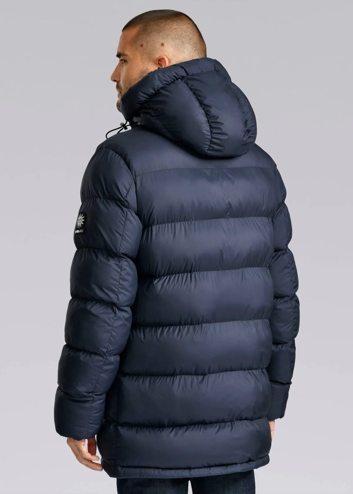 Men's Sandbanks Ravine Navy Mid Puffer Jacket - image 4