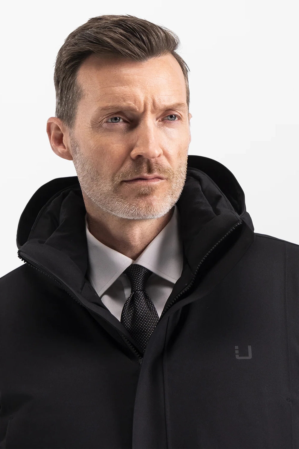 Men's UBR Black Redox Down Parka - image 4