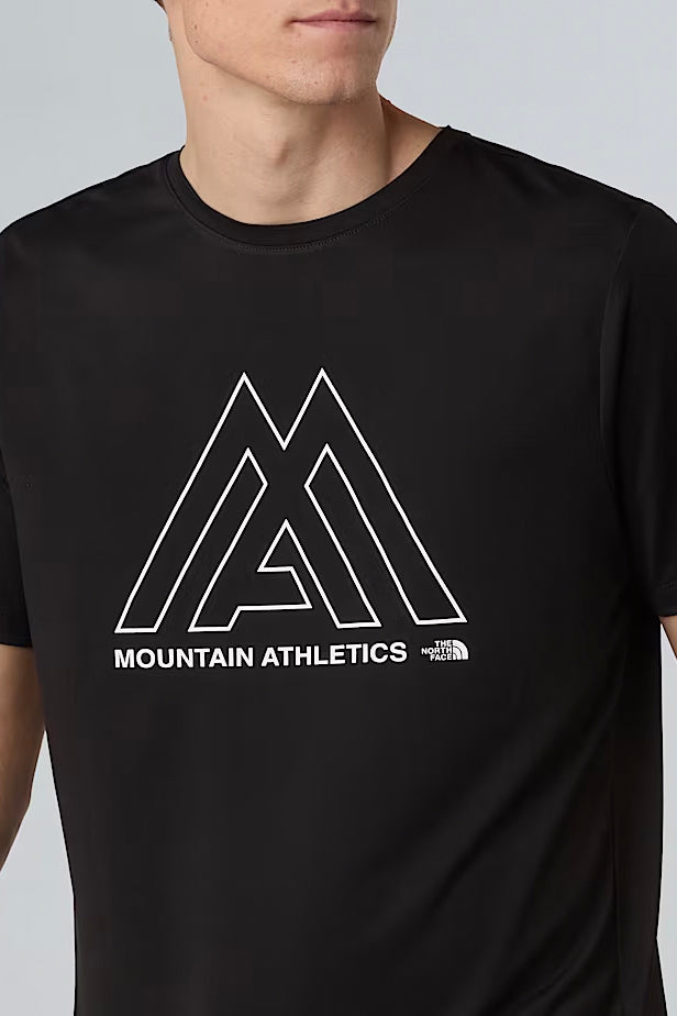 Mens The North Face 24/7 Tee Black T Shirt — view 4