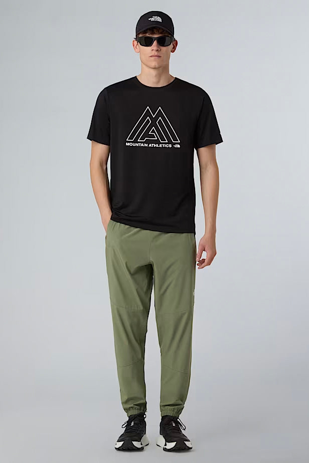 Mens The North Face 24/7 Tee Black T Shirt — view 2