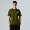Mens The North Face Simple Dome Tee Woodland Green T Shirt