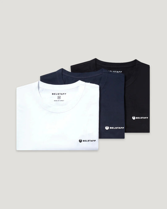 Mens Belstaff 3 Pack  Multi T Shirts