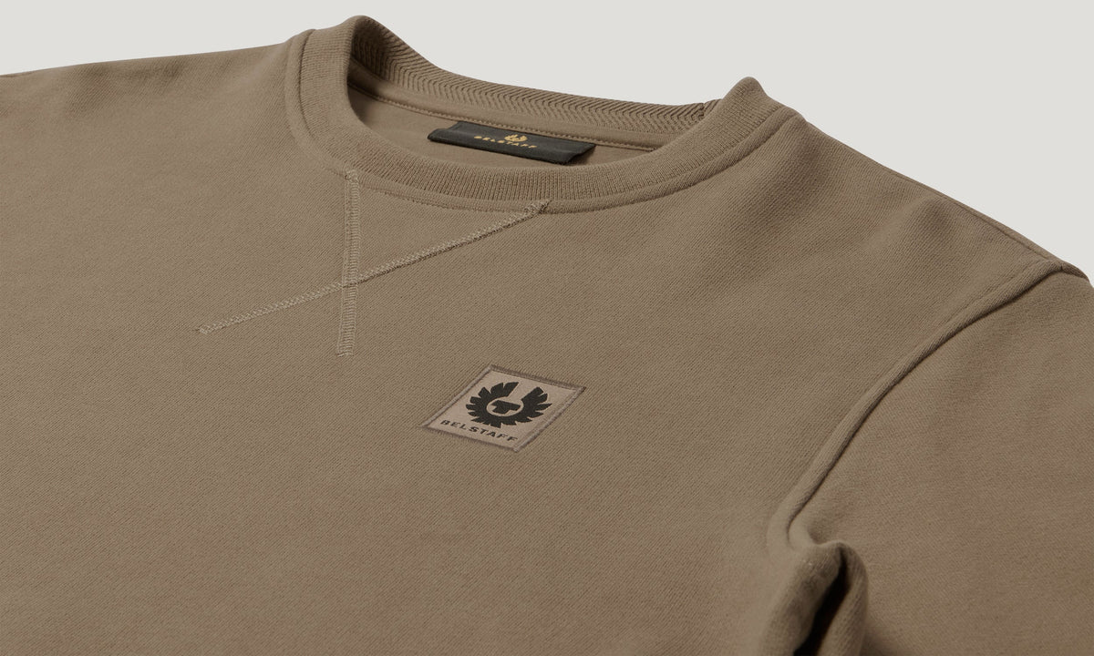 Mens Belstaff Belstaff Sweatshirt Dusty Taupe Sweatshirts — view 4