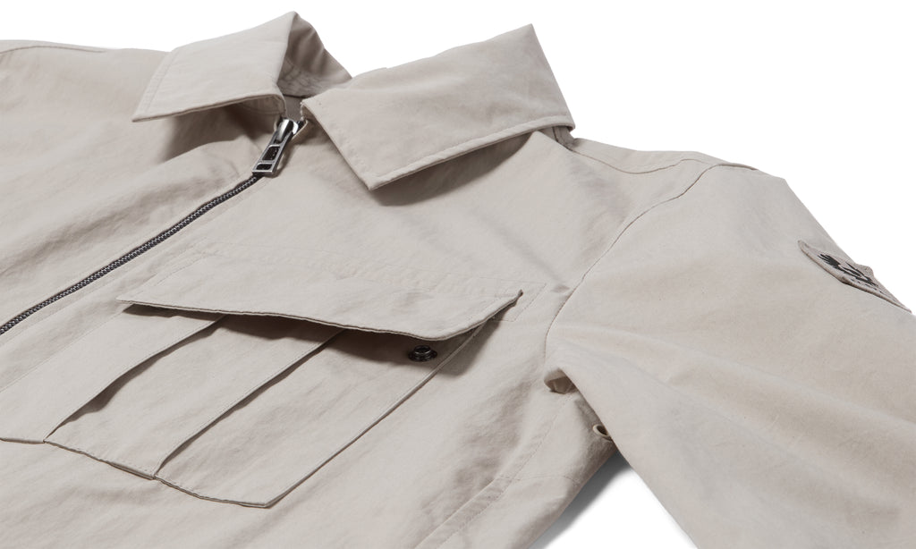 Mens Belstaff Cargo Overshirt Concrete Overshirts — view 2