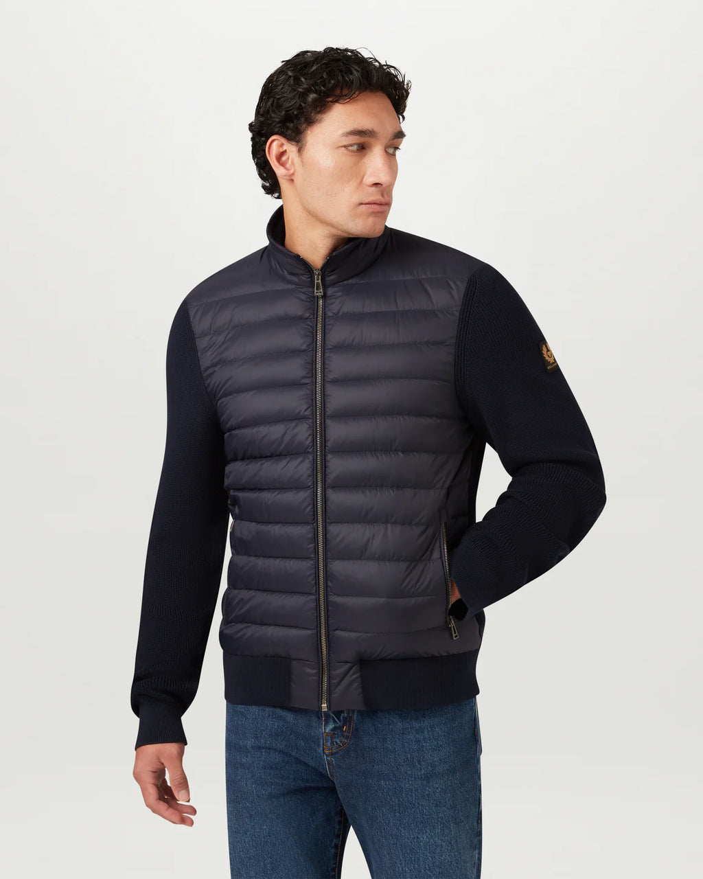 Mens Belstaff Control Dark Navy Knitwear - image 3