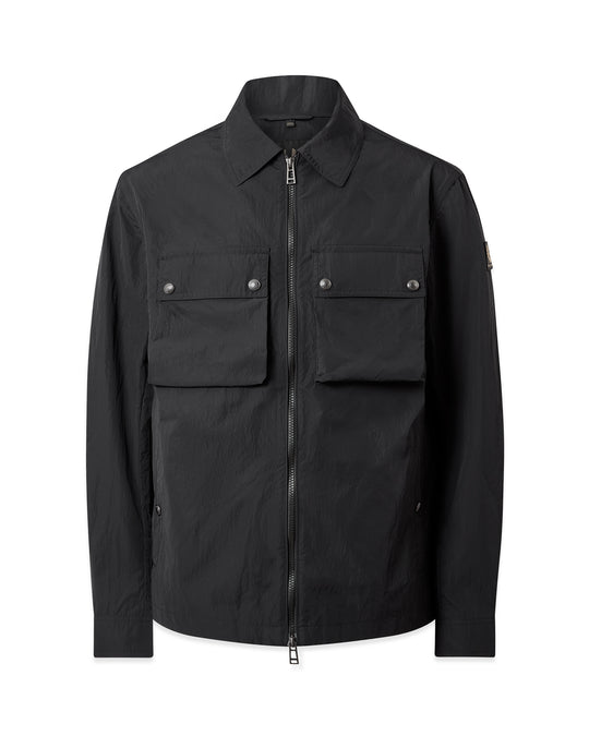 Mens Belstaff Tourer Overshirt Black Overshirts