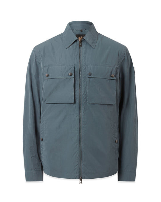 Mens Belstaff Tourer Overshirt Petrol Overshirts