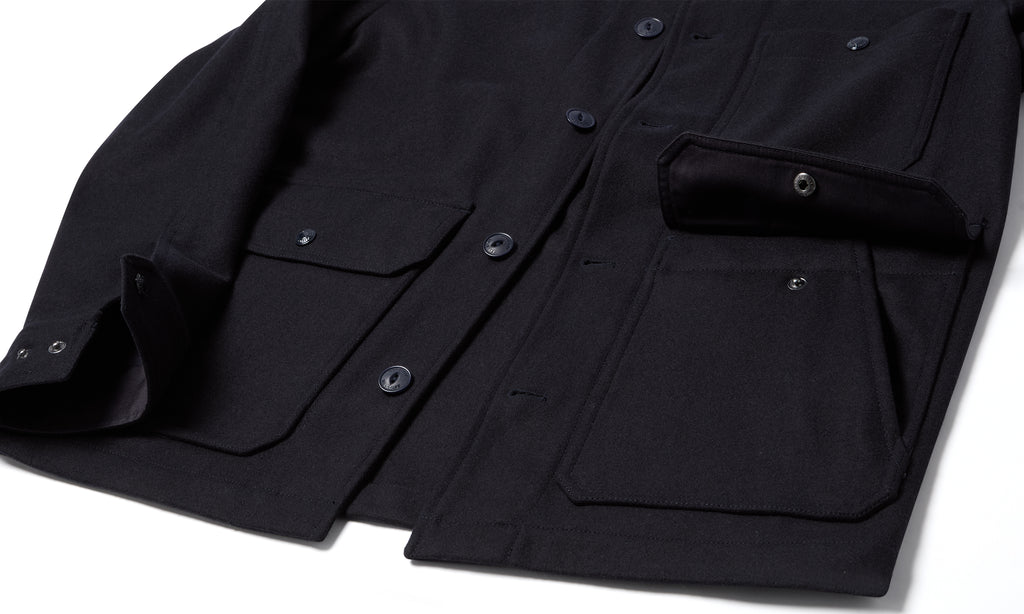 Mens Belstaff Trail Overshirt Wool Dark Ink Overshirts — view 4