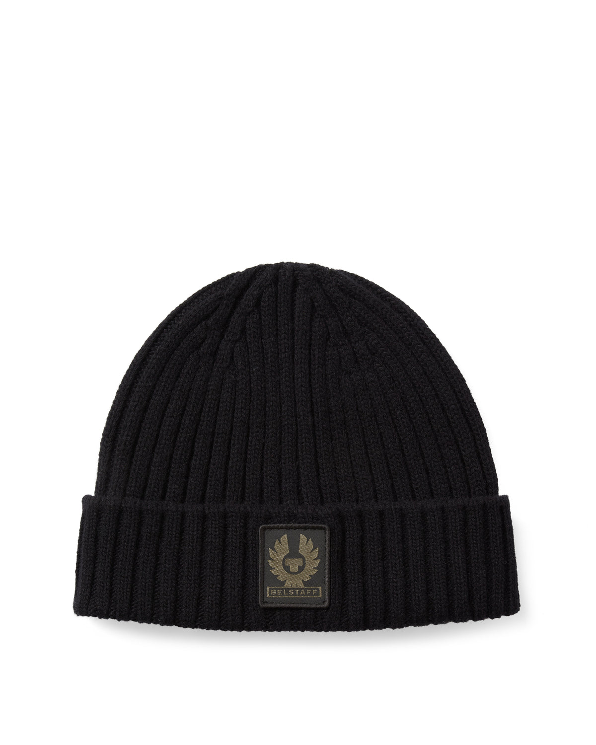 Mens Belstaff Watch Beanie Hat Black