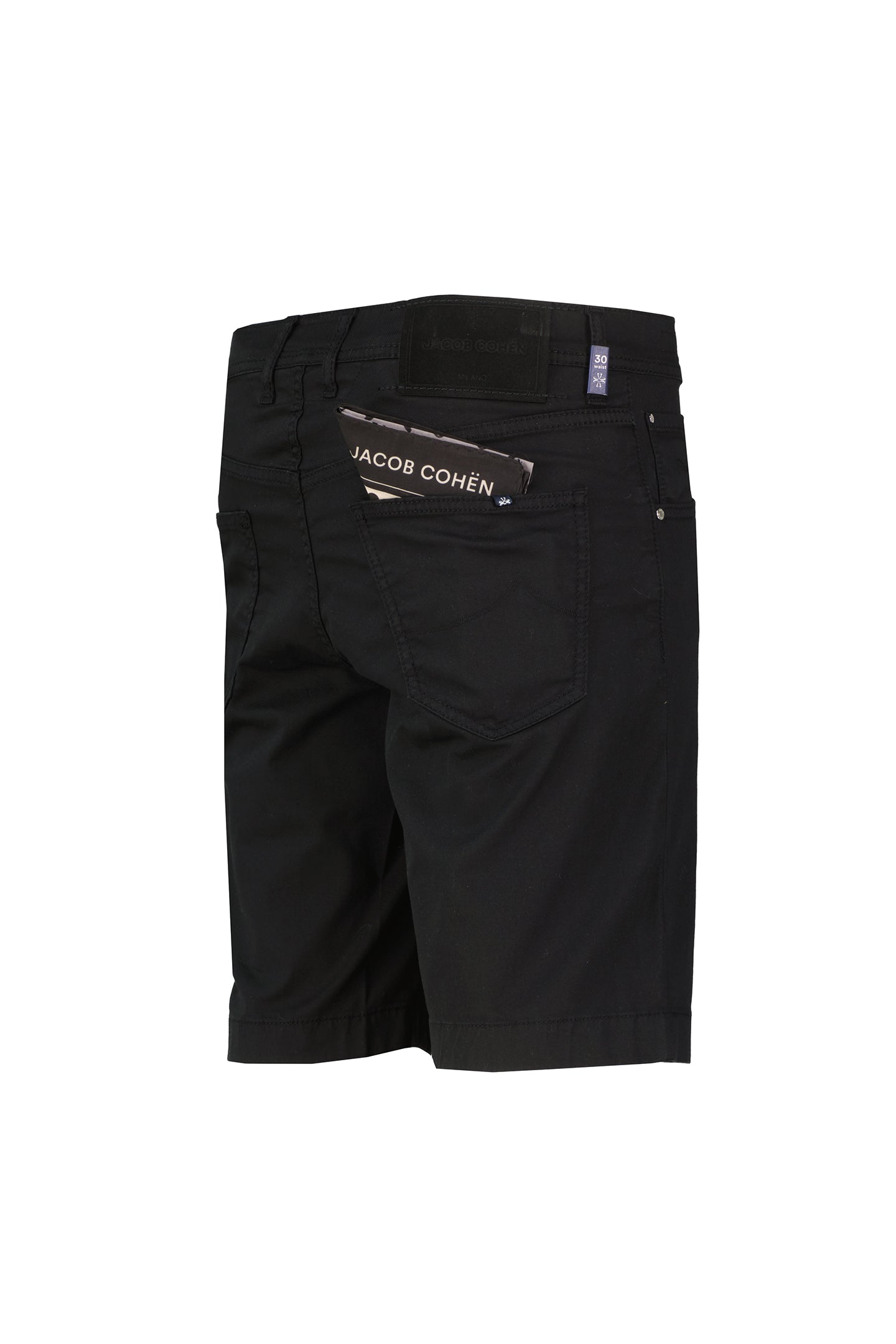 Mens Jacob Cohen Bermuda 5PKT Nicolas Black Shorts