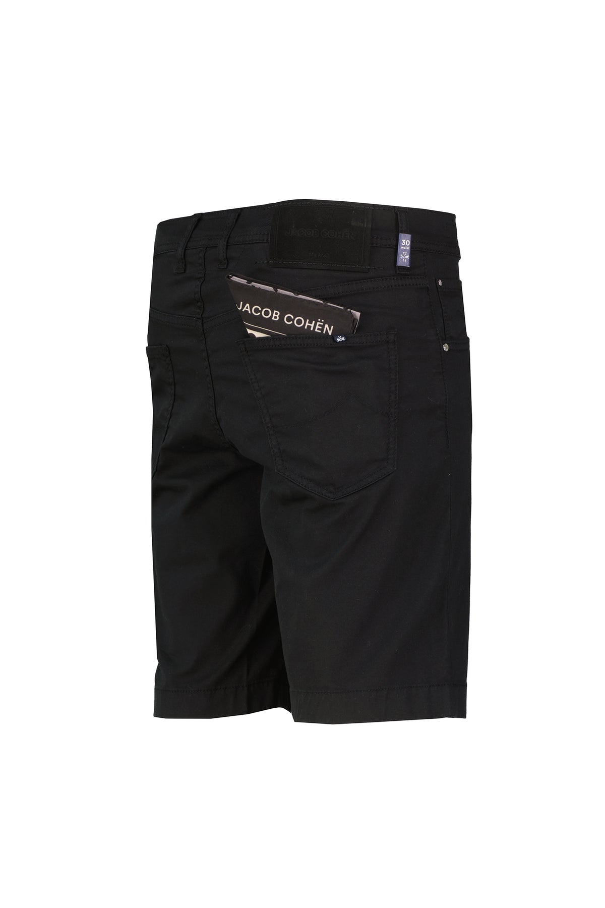 Mens Jacob Cohen Bermuda 5PKT Nicolas Black Shorts