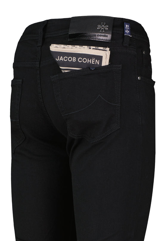 Mens Jacob Cohen Nick Slim Fit Dark Black Jeans