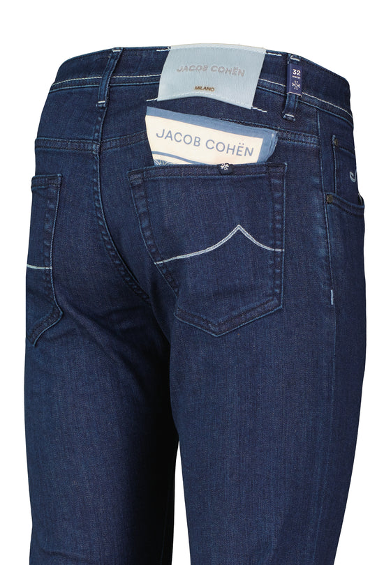 Mens Jacob Cohen Nick Slim Fit Navy Jeans