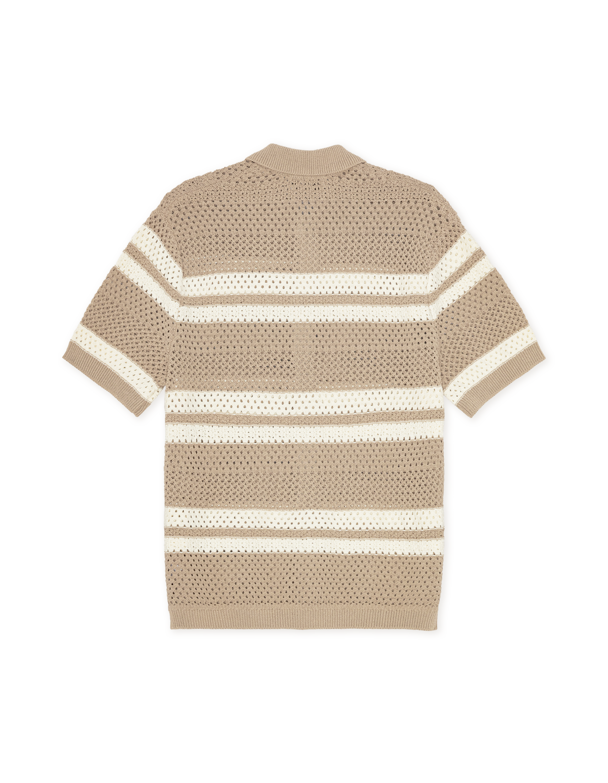 Mens Les Deux Dark Sand Gianni Knitted Shirt - image 3