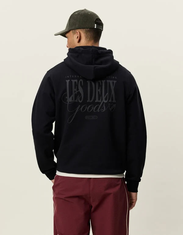 Mens Les Deux Goods Hoodie Black Hoodies