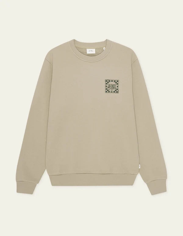 Mens Les Deux Goods Sweatshirt Dark Sand Sweatshirts