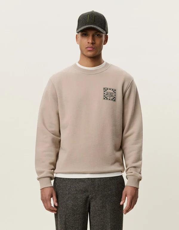 Mens Les Deux Goods Sweatshirt Dark Sand Sweatshirts