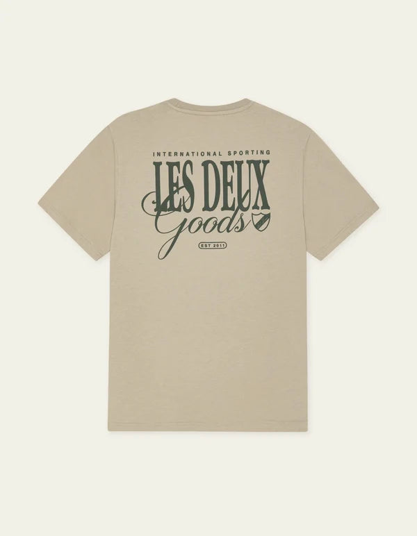 Mens Les Deux Goods T-Shirt Dark Sand T Shirts