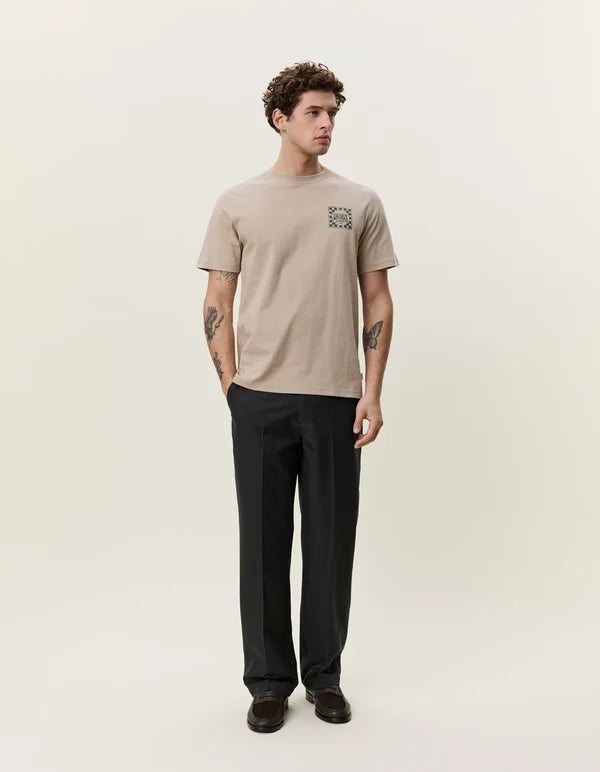 Mens Les Deux Goods T-Shirt Dark Sand T Shirts