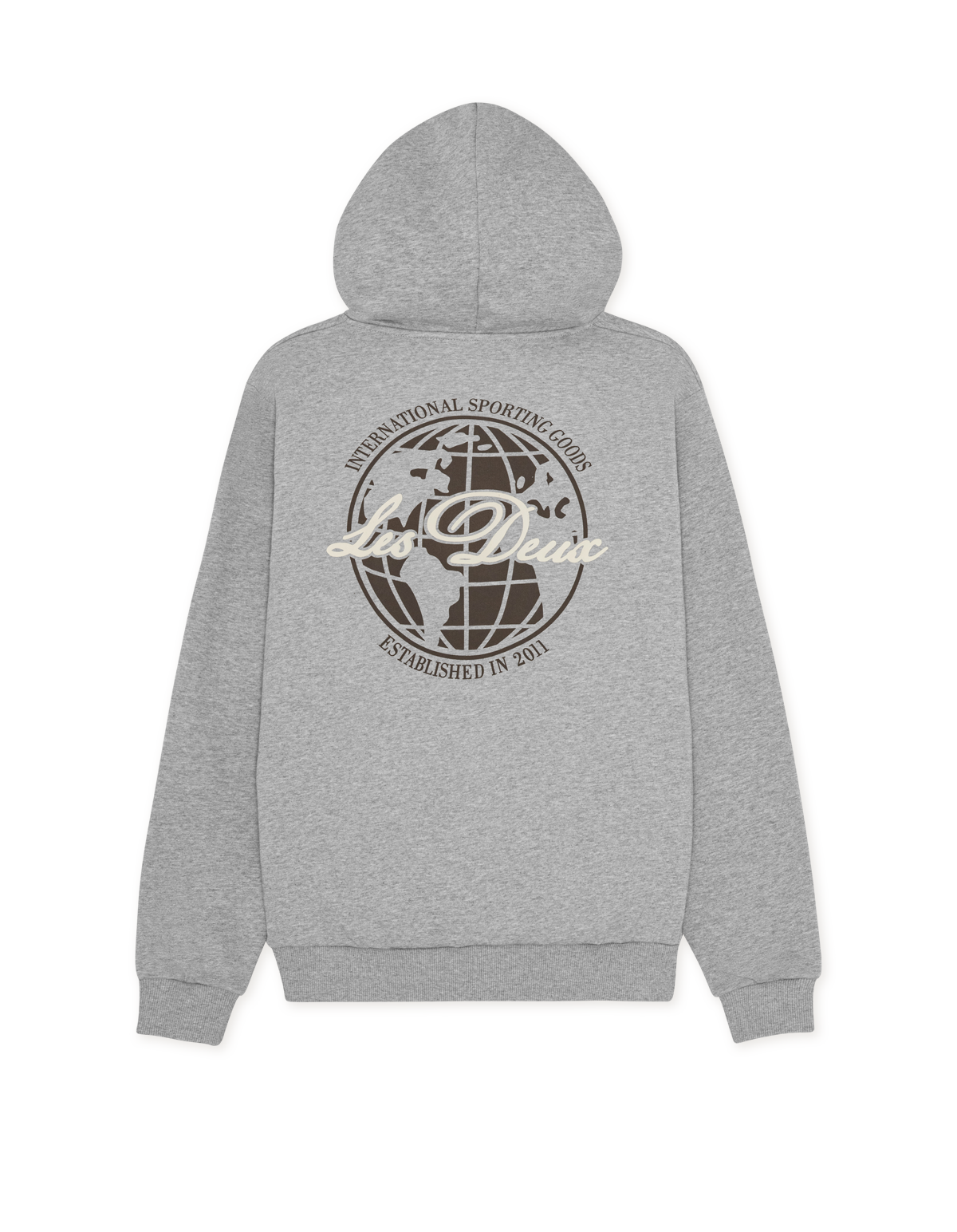 Mens Les Deux Grey Ben Globe Hoodie - image 4