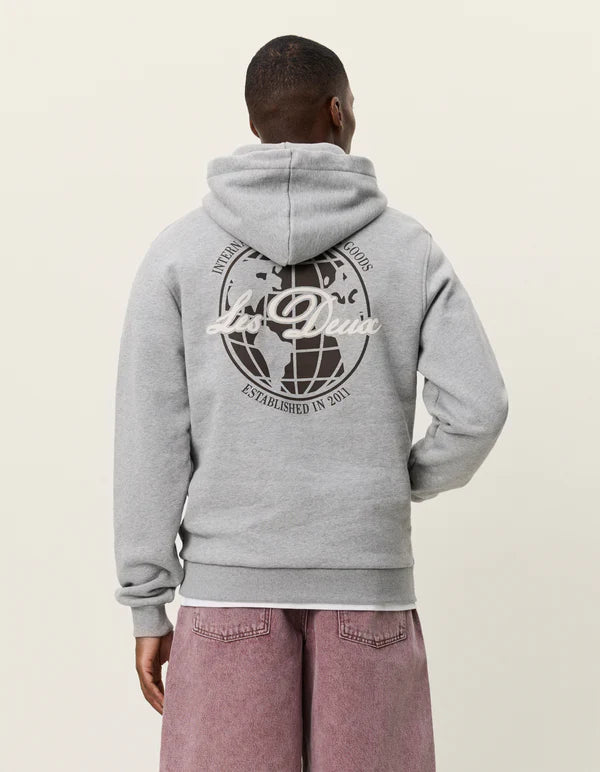 Mens Les Deux Grey Ben Globe Hoodie - image 5