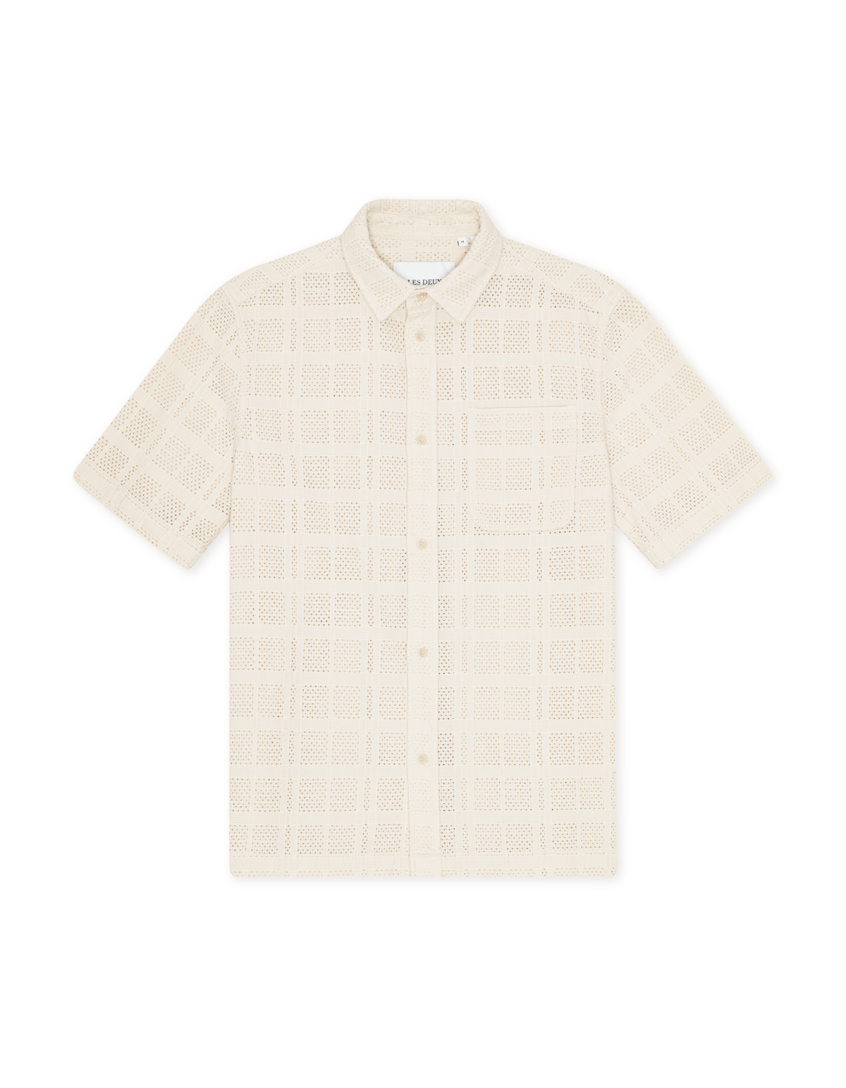 Mens Les Deux Ivory Charlie SS Shirt - image 2